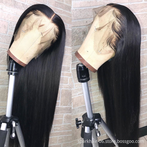 Cheap 13x4 13x6 Super Thin HD Lace Front Wig,Virgin Cuticle Aligned Human Hair Wig,HD Lace Frontal Wig For Black Women